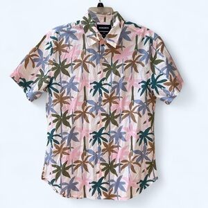 Bonobos slim fit tropical print short sleeve shirt